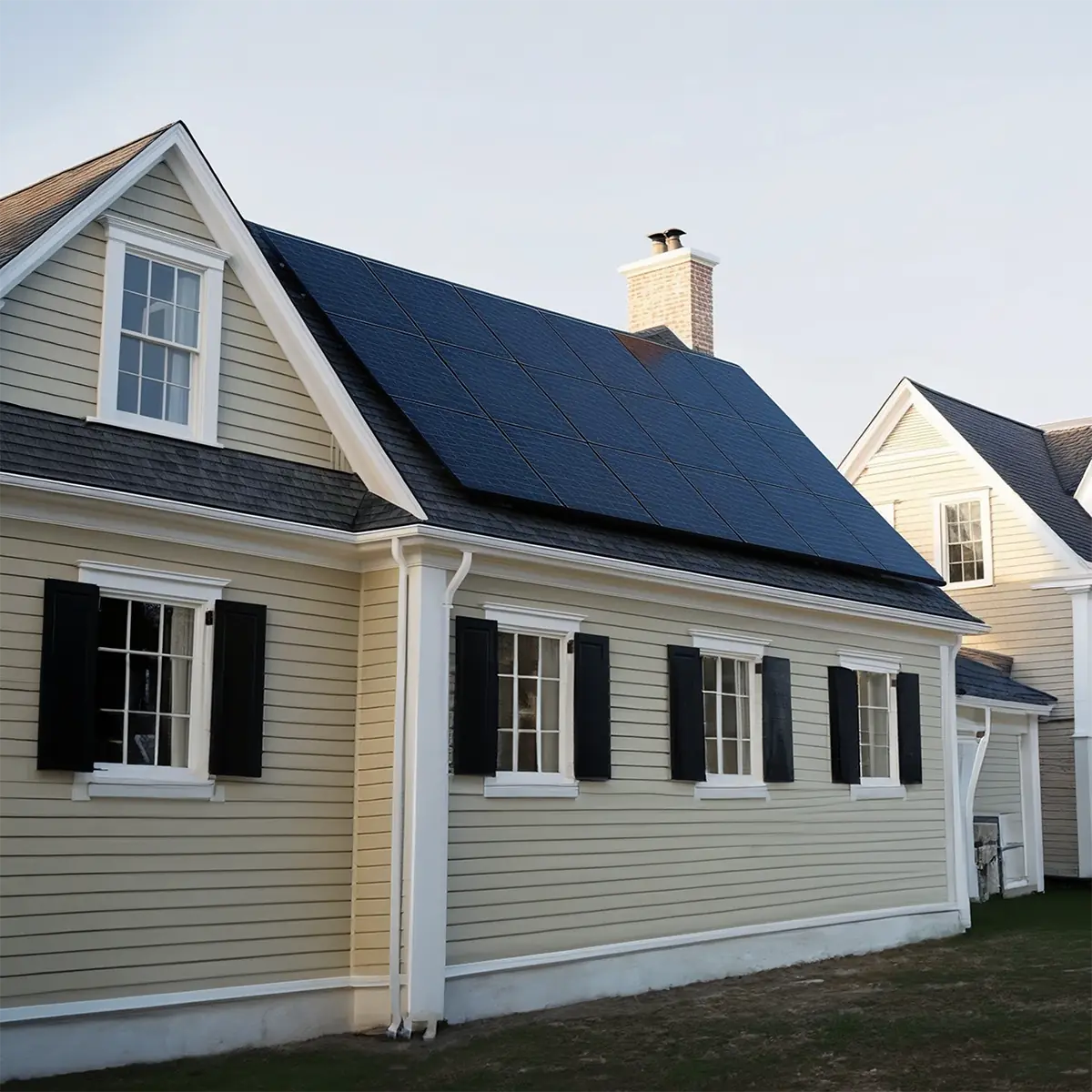 rooftop solar panel system